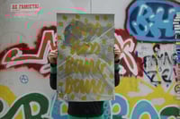 Image 1 of With a Kiss and a Bang / ATTAK & tind Screen Print Poster Collab