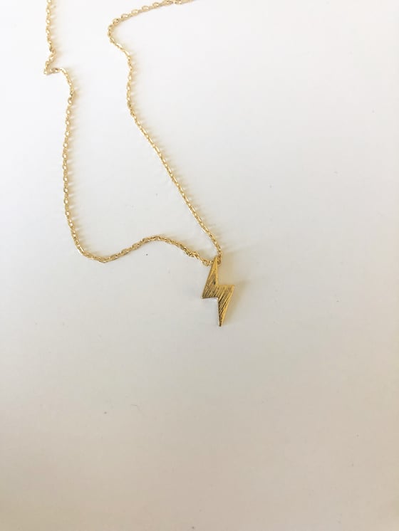 Image of Harry Potter inspired scar...lightning bolt necklace