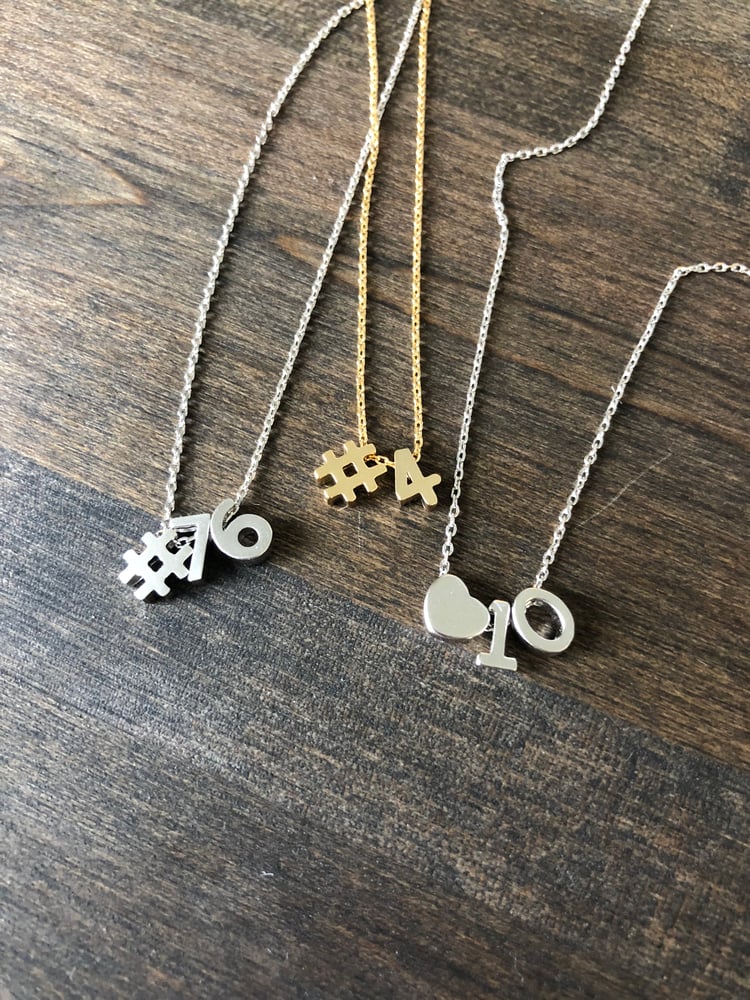 Image of Number Necklace