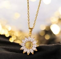 Image 2 of Sunflower Necklace 