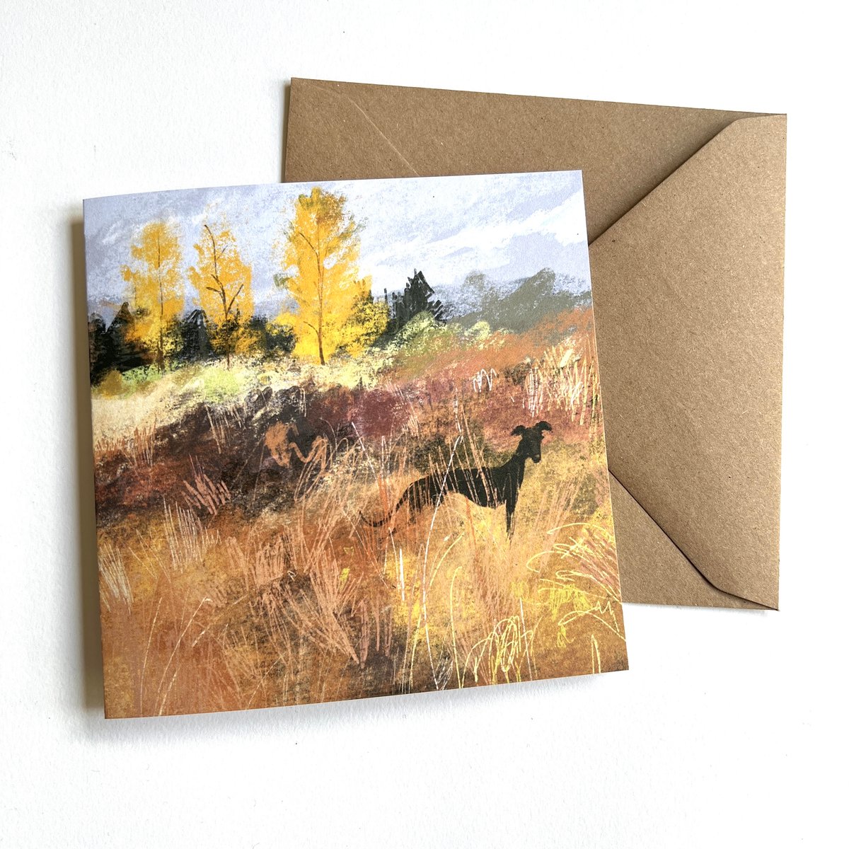 Image of Black Dogs - Set Of 4 Luxury Greetings Cards