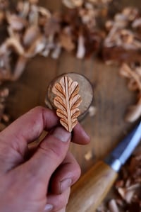 Image 7 of Oak Leaf—- Pendant Necklace 
