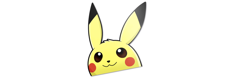 Image of Pikachu Peek