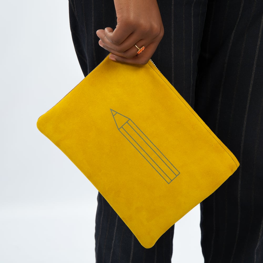 Image of handmade CLUTCH BAG leather