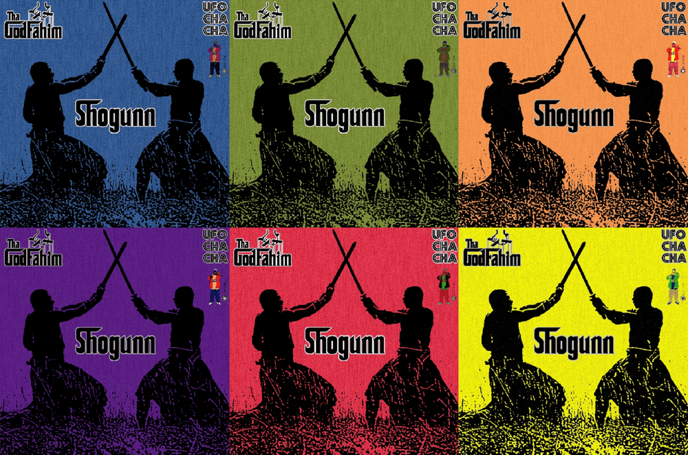 Image of THA GOD FAHIM - SHOGUNN 6 X CDS / T-SHIRT / STICKER [UCC003 / 004 / 005 / 006 / 007 / 008CD]