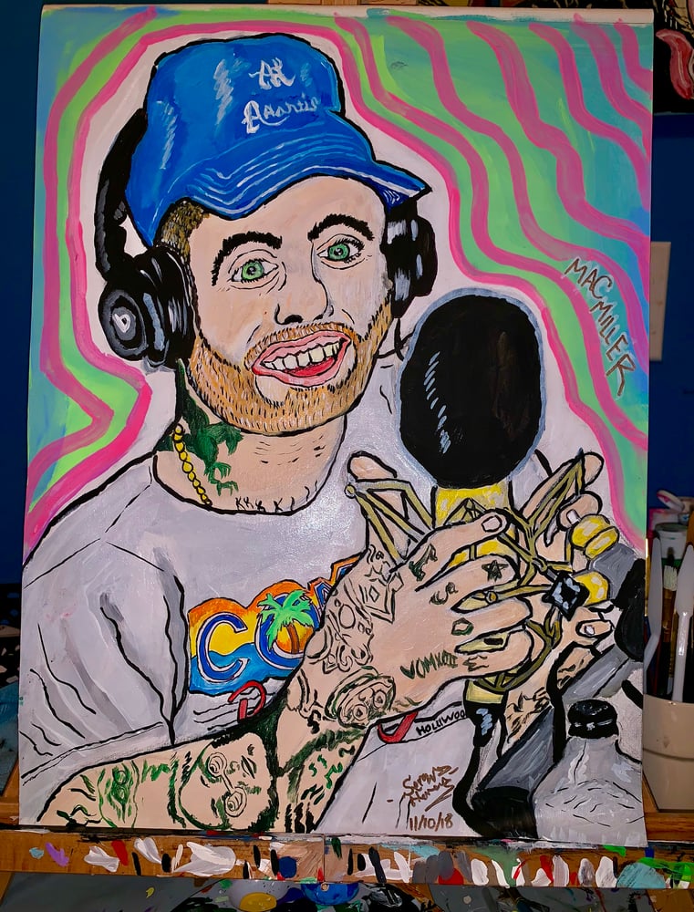 Image of MAC MILLER PAINTING (PRINTS)