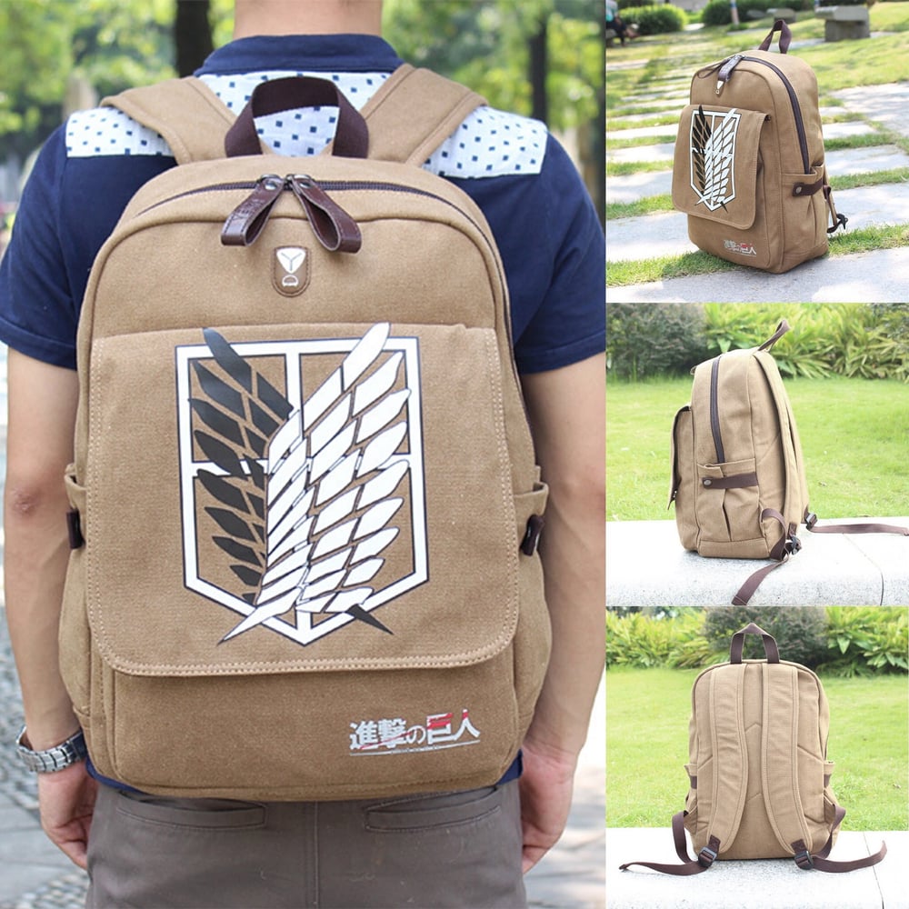 Image of NEW Quality Attack on Titan Backpack