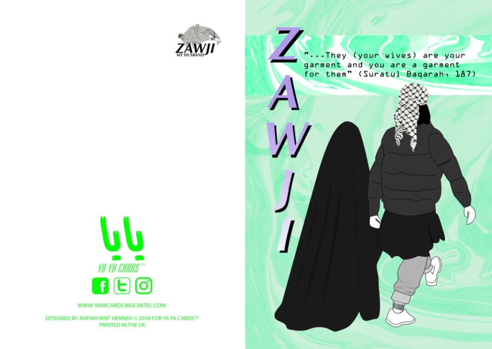 Image of Zawji- My Husband Greeting Card