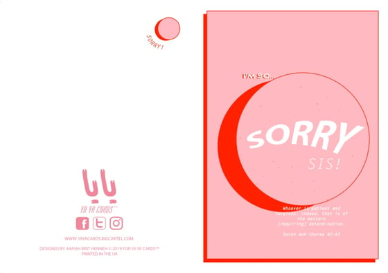 Image of Im So Sorry Sis! Greeting Cards