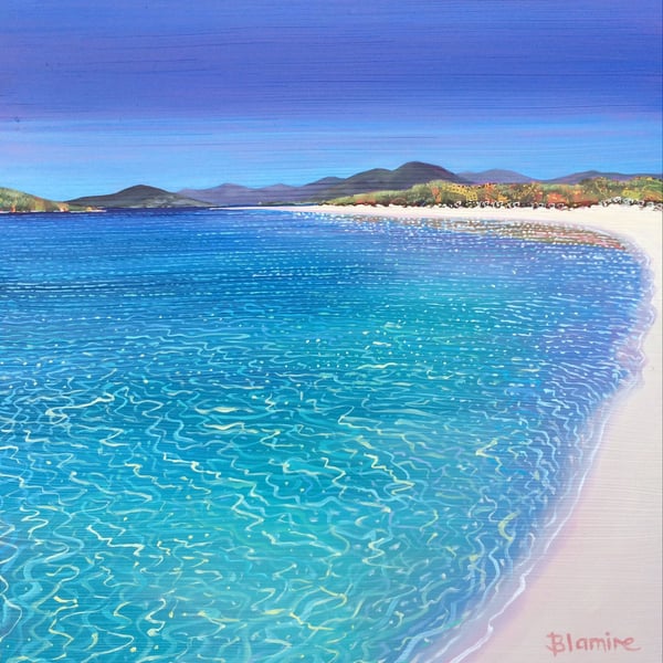 Image of Clachan sands Uist giclée print