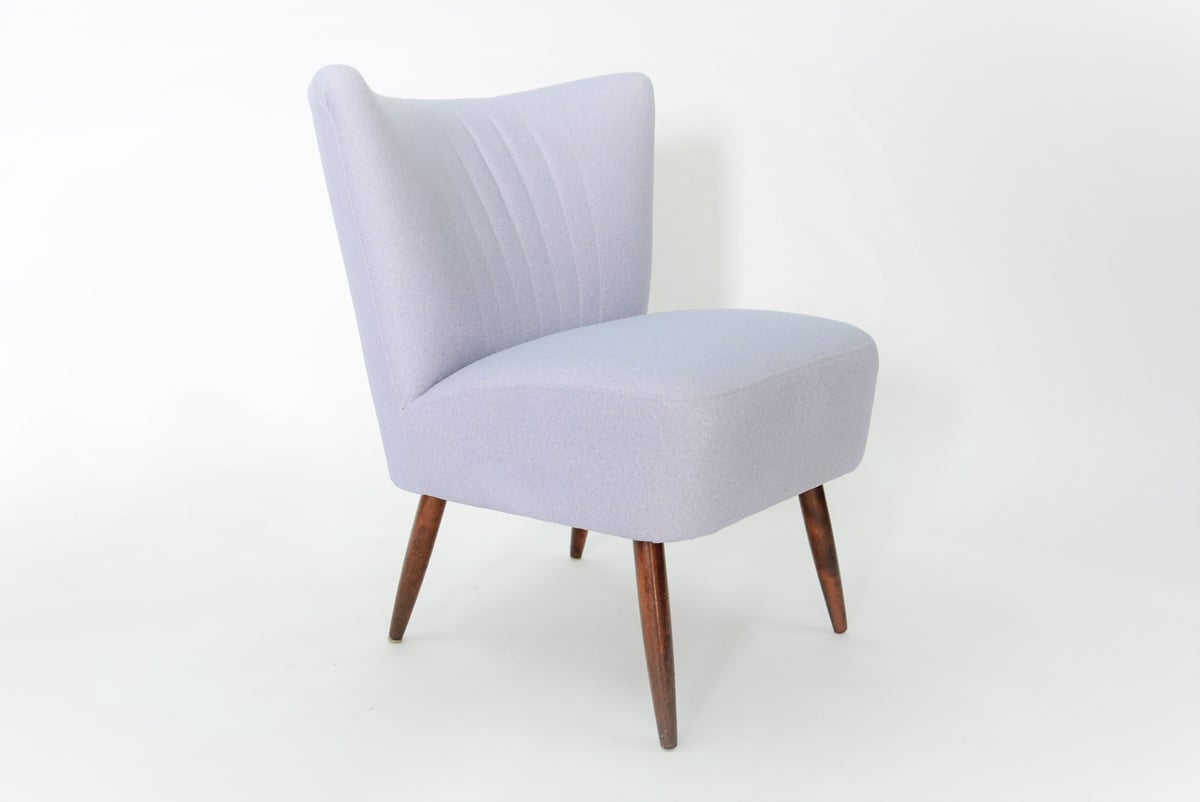 Image of Fauteuil Cocktail Gris Clair