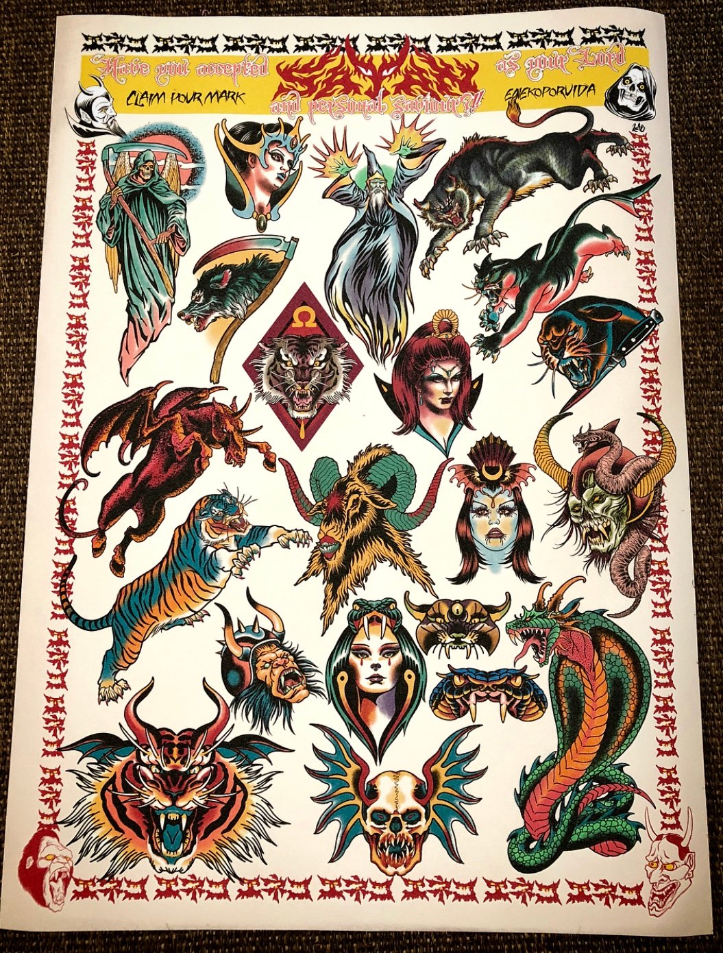 Image of 70s TATTOO FLASH