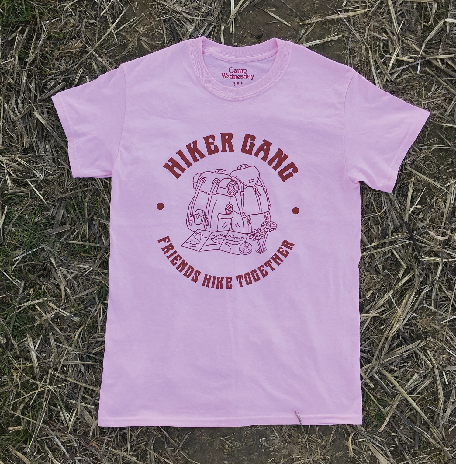 Image of Hiker Gang - Light Pink / Raspberry Red