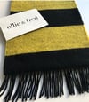 LOMAX BEE STRIPE WOOL SCARF by Ollie + Fred 