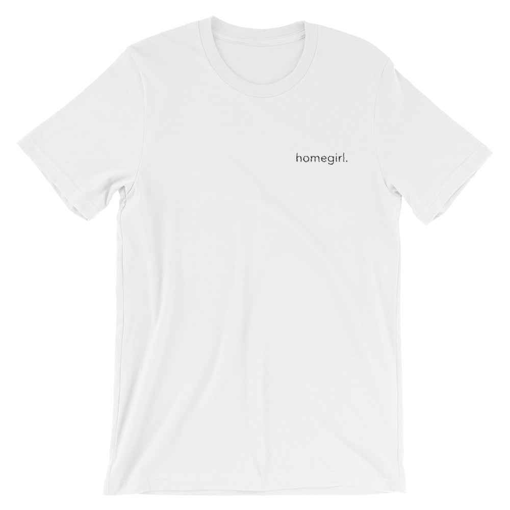 Image of Short-Sleeve Unisex T-Shirt (Embroidered) - Black Print