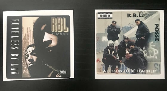 Image of RBL Album Cover Stickers
