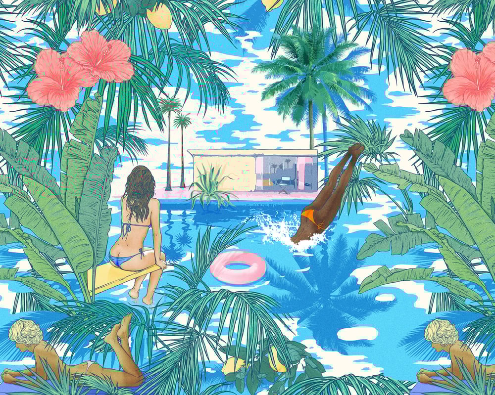 Image of EN CALIFORNIE 50x40 cm