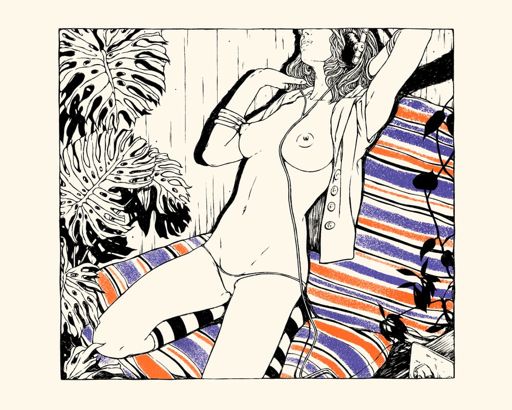 Image of LA GROUPIE 30x24 cm
