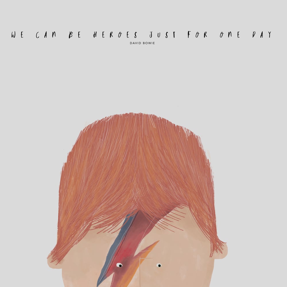 Image of GREAT PEOPLE LIKE BOWIE ILLUSTRATION