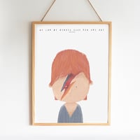 Image 1 of GREAT PEOPLE LIKE BOWIE ILLUSTRATION