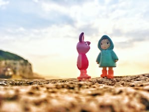 Boîte lumineuse / Photo - Amitié balnéaire