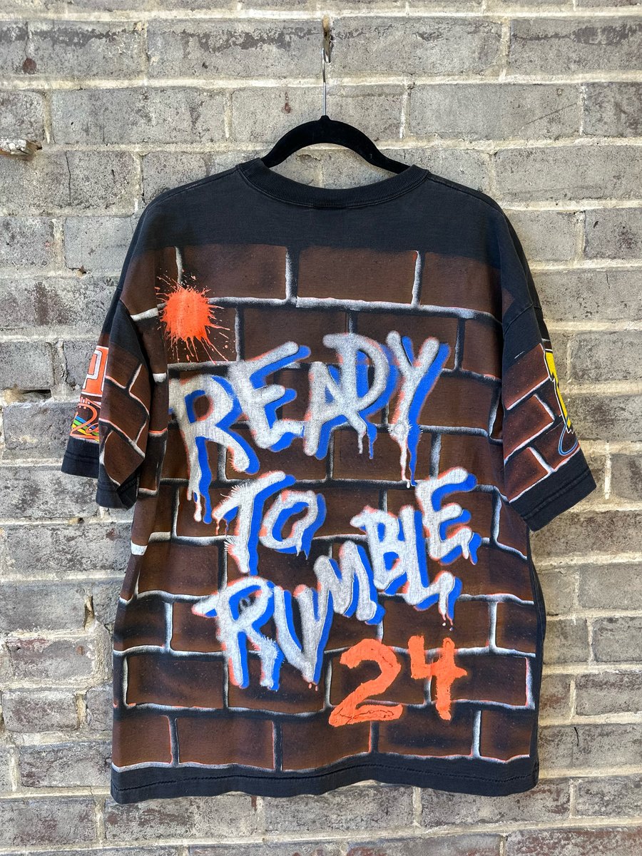 Image of 1994 Vintage JEFF GORDON Ready To Rumble All Over Print Nascar Tee, SIZE: XL