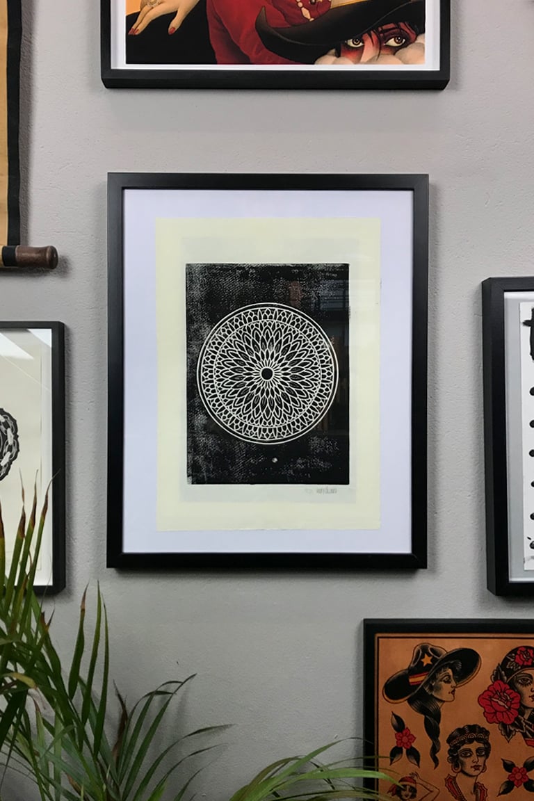 Image of Circle Mandala Print