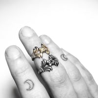 Image 5 of Wallflower ring in sterling silver or gold