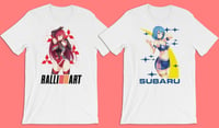 Image 3 of SUMMERSHOP RACE QUEEN V1 MITSUBISHI X SUBARU X MAZDA X NISSAN X TOYOTA X HONDA T SHIRT