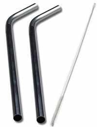 Image of Stainless Steel Smoothie Straws