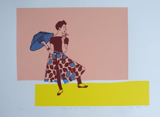 Image of Betsy, the Sassy Housewife Blue