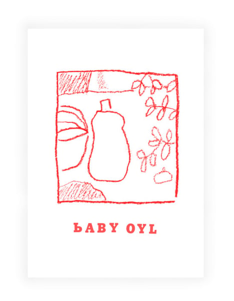 Image of Baby Oyl Postcard