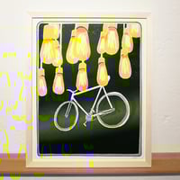Image 1 of BIKE & BULBS <br>(art-print)