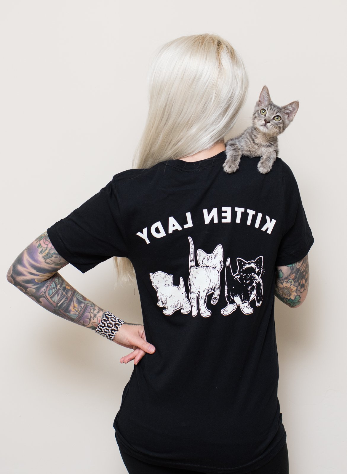 kitten lady shirt