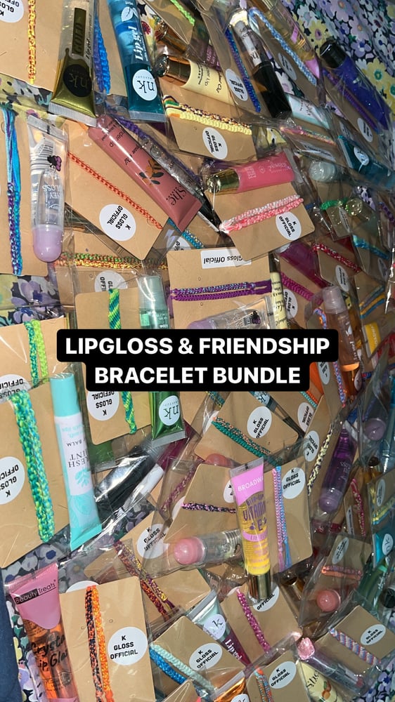 Image of LIPGLOSS & FRIENDSHIP BRACELET BUNDLE