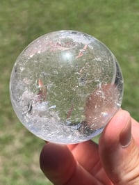 Image 5 of Clear Quartz Sphere #2538