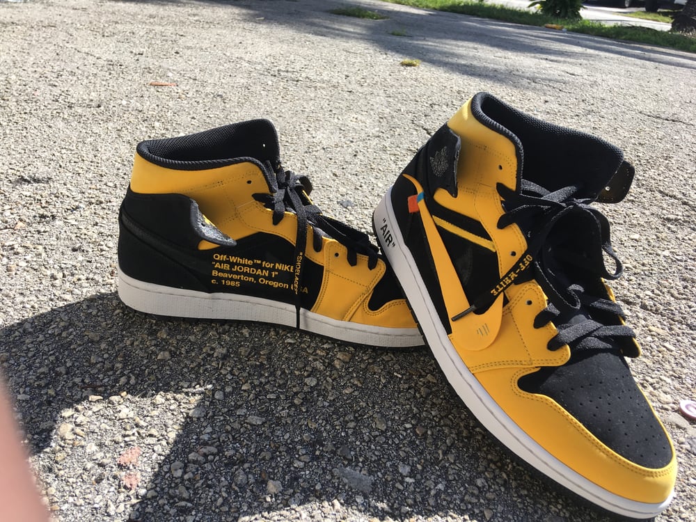 Image of CUSTOM OFF-WHITE AIR JORDAN 1 