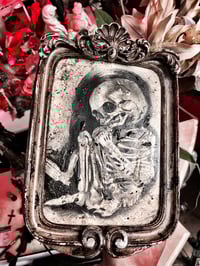 Image 5 of FOETAL SKELETON' [ Unique Print - { 1/1 } ] Hand Embellished Museum Archival Print
