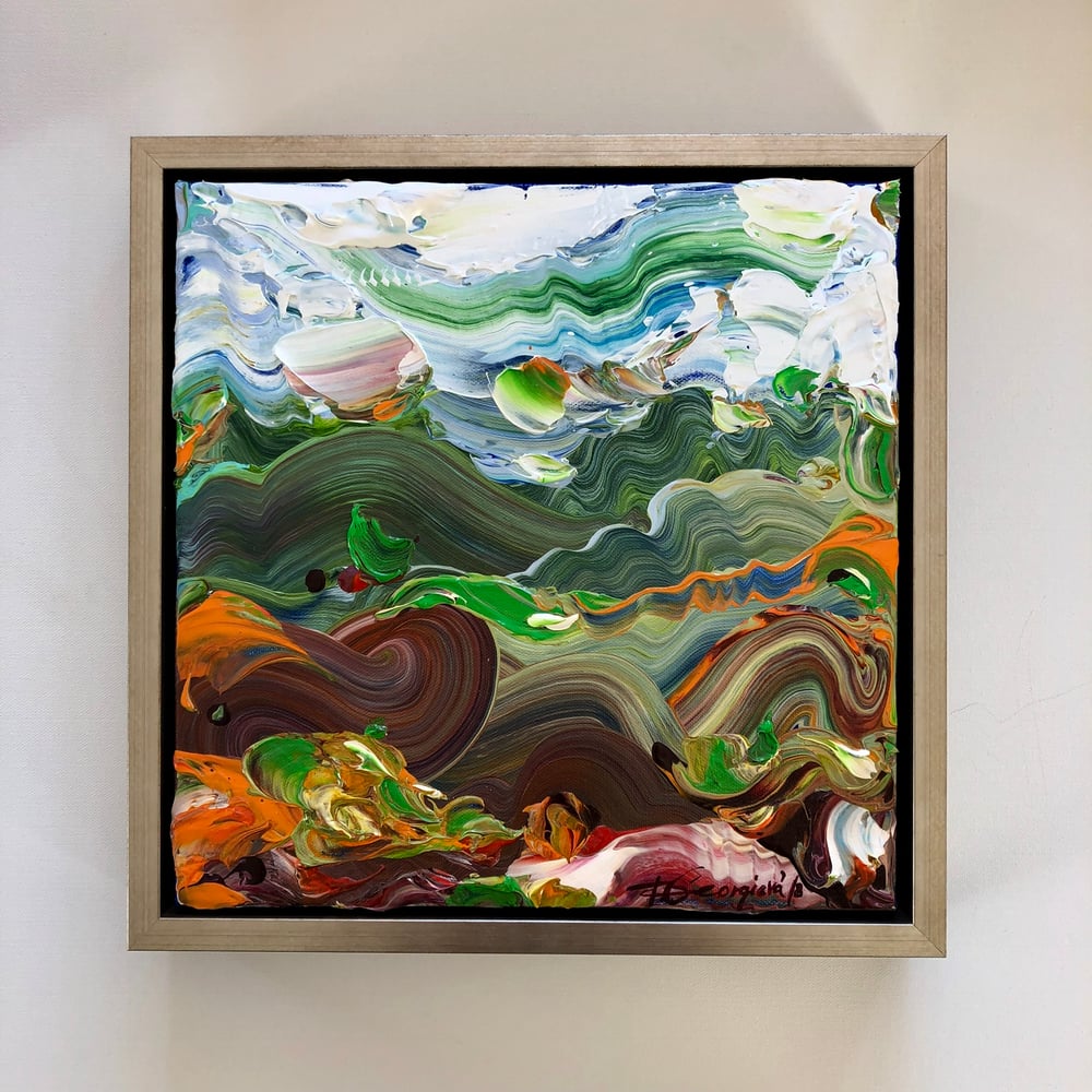 Image of Country no.21 - 30x30cm FRAMED