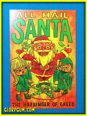 Hail Santa Holiday cards!