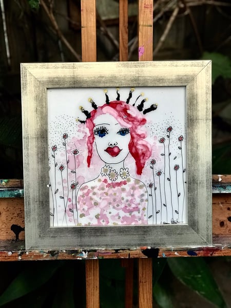 Image of “Mab 1” 39cmx39cm Original Painting 