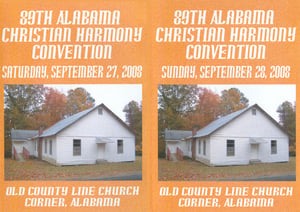Image of 89th Alabama Christian Harmony Convention Combo Set - Saturday & Sunday - 6 CD set