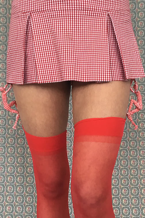 Image of Clingy Men Garter Skirt