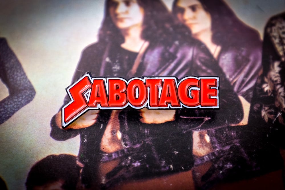 Black Sabbath - Sabotage Enamel Pin