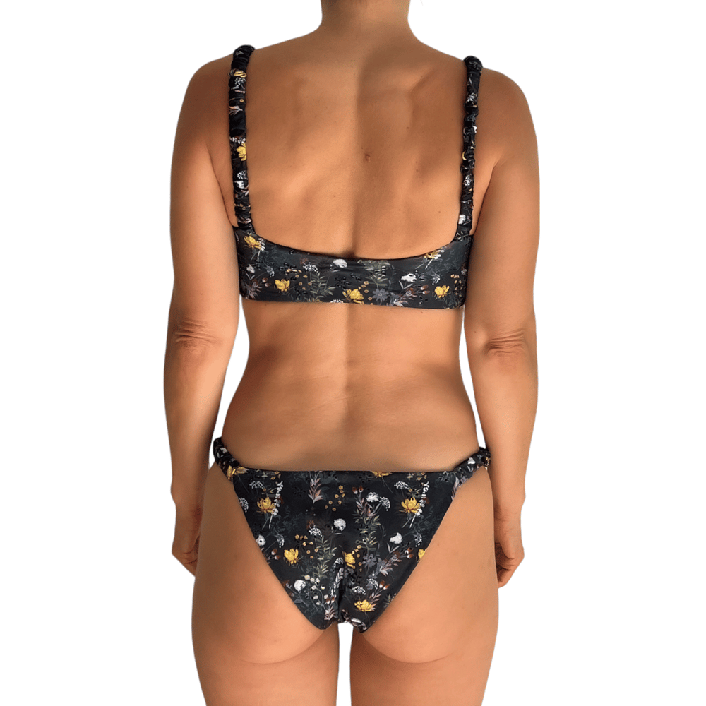 AMALFI || Embroidered Bikini Bottom 