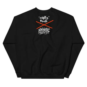 Image of Bleeding hearts crewneck. Archer valentine X ChrisRWK collab