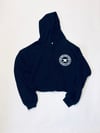 ECHH crop fleece hoodie