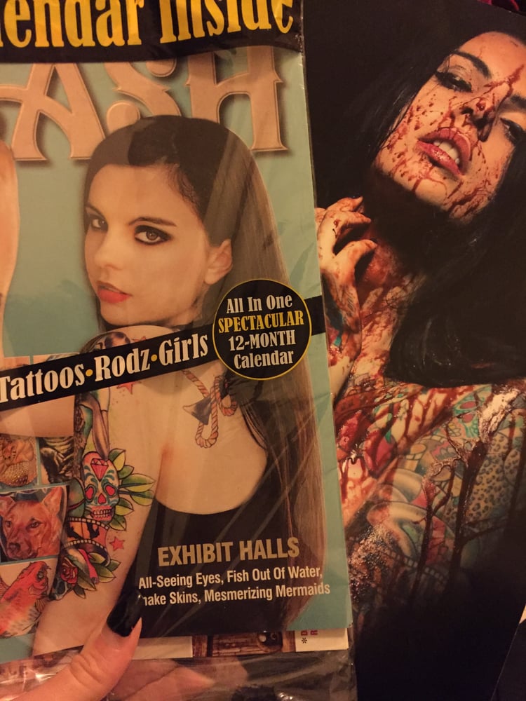 Image of Tattoo Flash Magazine + Bonus Blood Print!