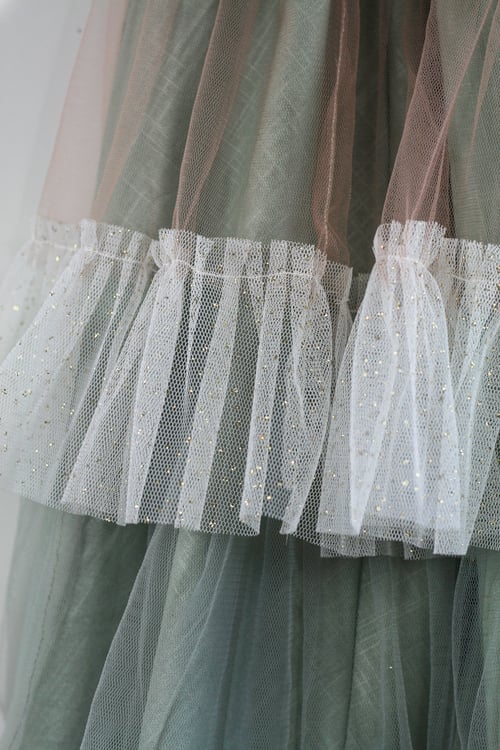 Image of Wonderland Tulle Skirt - Sage Marshmallow