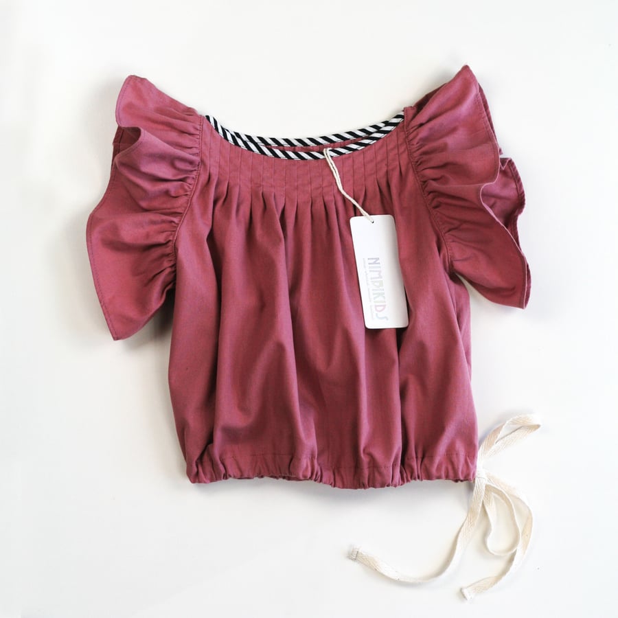 Image of Lucia Ruche Top - Dusty Pink